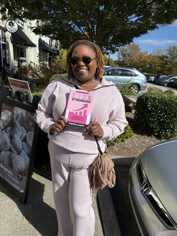 Readers with the Rise Stronger book