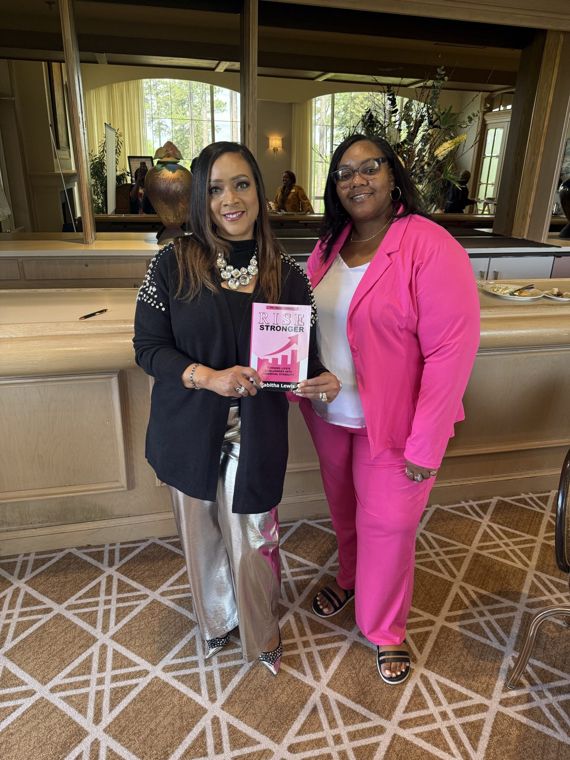 Readers with the Rise Stronger book