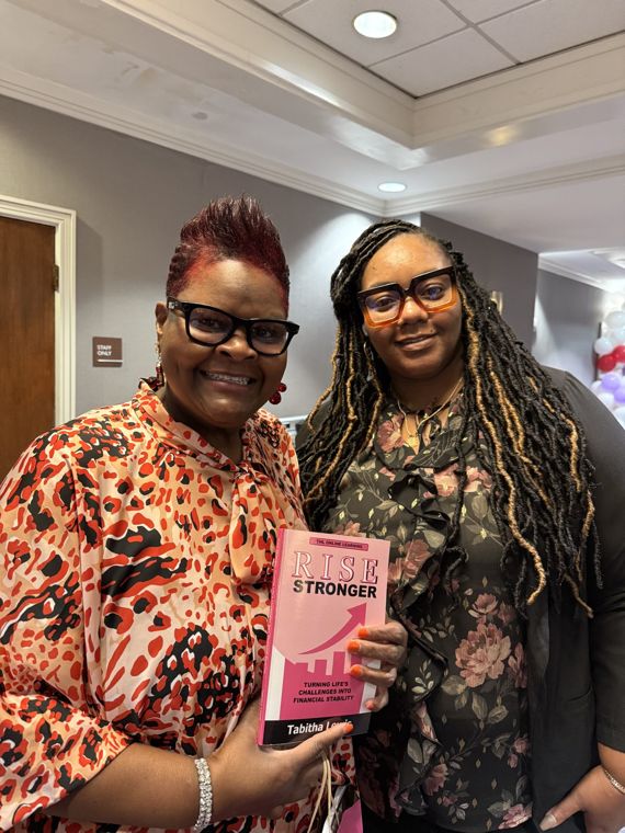 Readers with the Rise Stronger book
