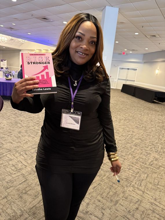 Readers with the Rise Stronger book
