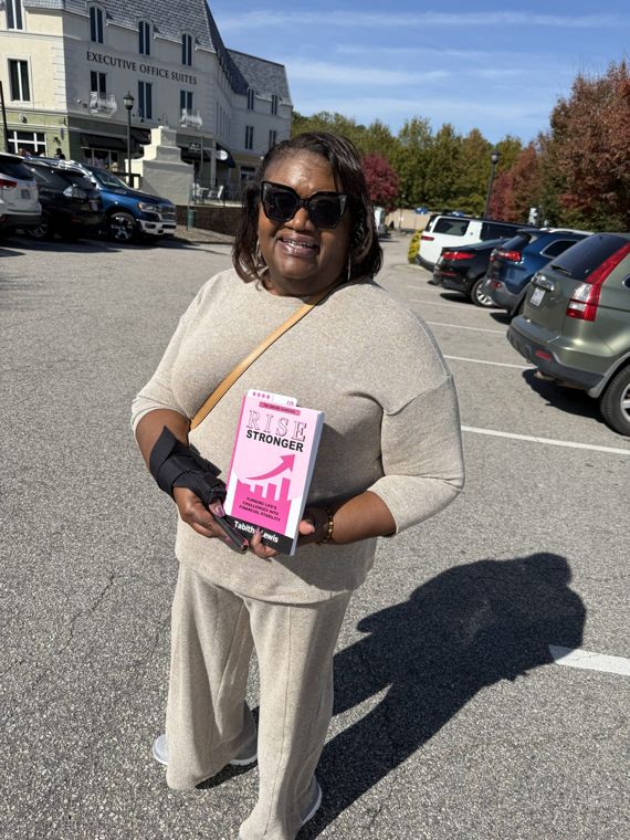 Readers with the Rise Stronger book